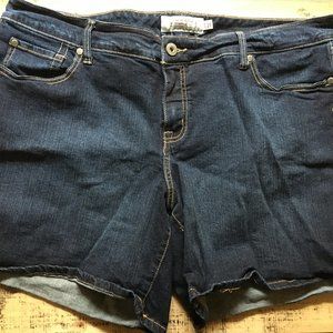 Classic Skinny Short - Vintage Stretch Dark Wash